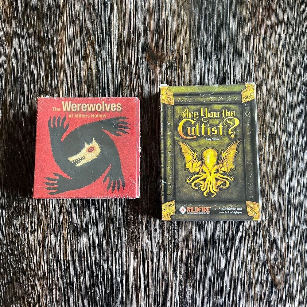 The Werewolves of Millers Hollow & Are You the Cultist? Party Edition Games